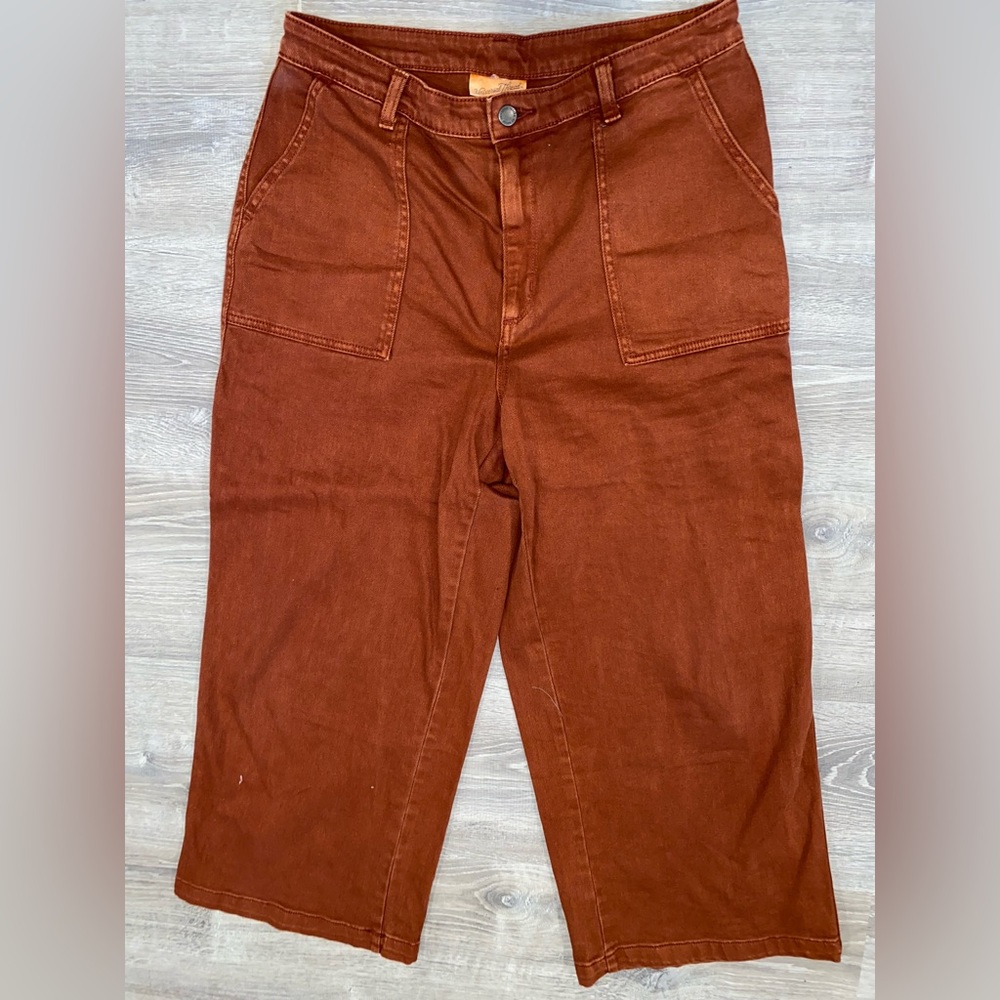 universal thread Red wide leg pant